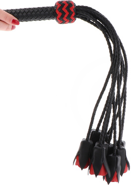 Hidden Desire Masters: Real Leather Roses Whip