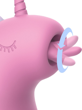 Engily Ross: Cupcake Unicorn, Rotating Tongue Massager