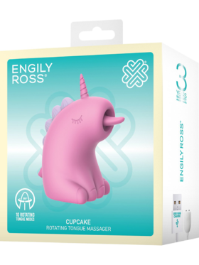 Engily Ross: Cupcake Unicorn, Rotating Tongue Massager