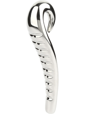 Mr Steel: Devil's Tongue Dildo, silver