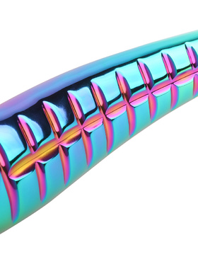 Mr Steel: Devil's Tongue Dildo, rainbow