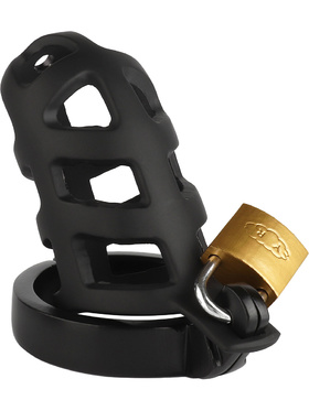 Mr Steel: Brutal Chastity Cage, black
