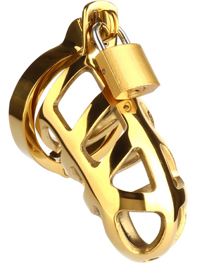 Mr Steel: Brutal Chastity Cage, gold