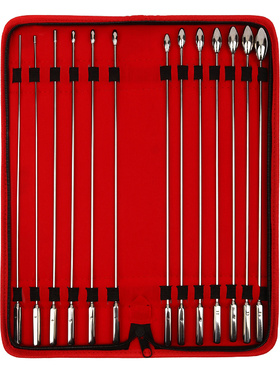Mr Steel: Rosebud Urethral Sounds, 13-pack