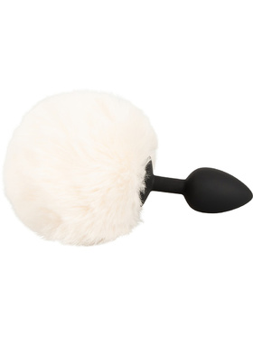 You2Toys: Fluffy Bunny Tail Butt Plug, small, white