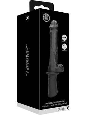 Ouch!: Handheld Liquid Silicone Thrusting Vibrator