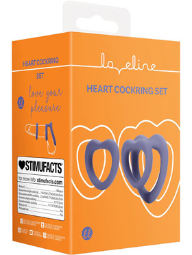 Loveline: Heart Cockring Set