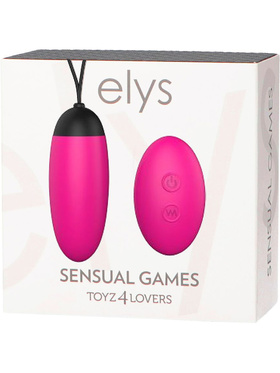 Toyz4Lovers: Elys, Sensual Games Egg Vibrator with Remote