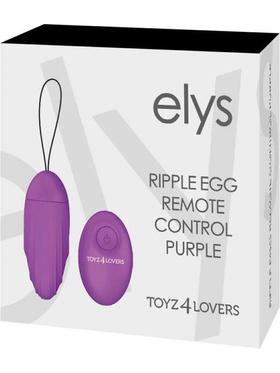 Toyz4Lovers: Elys, Ripple Egg Vibrator with Remote, purple 