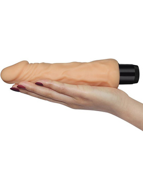 LoveToy: Real Feel Cyberskin Dildo Vibrator, 20 cm