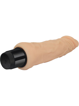 LoveToy: Real Feel Cyberskin Dildo Vibrator, 20 cm