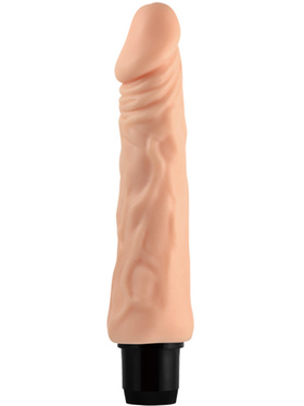 LoveToy: Real Feel Cyberskin Dildo Vibrator, 20 cm