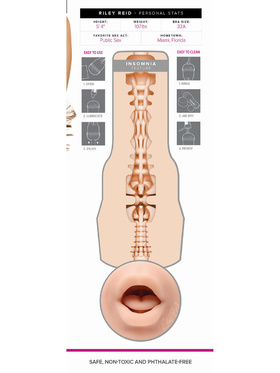 Fleshlight Girls: Riley Reid Mouth, Insomnia