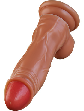 Dr. Skin Silicone: Dr. Brody Vibrating Thrusting Dildo, 22 cm