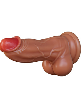 Dr. Skin Silicone: Dr. Brody Vibrating Thrusting Dildo, 22 cm