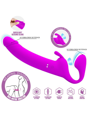 Pretty Love: Zanini, Vibrating Strapless Strap-On