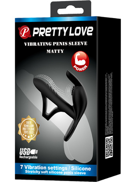 Pretty Love: Matty, Vibrating Penis Sleeve
