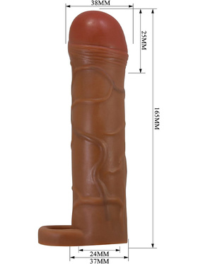 Pretty Love: Bunion, Realistic Penis Sleeve + 2.5 cm