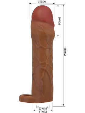 Pretty Love: Hani, Realistic Penis Sleeve + 5 cm