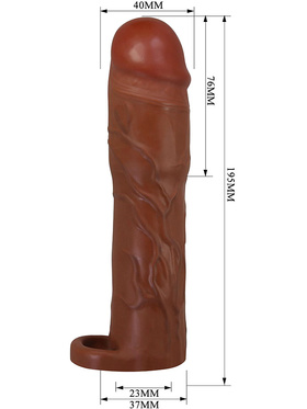 Pretty Love: Gerd, Realistic Penis Sleeve + 7.6 cm 