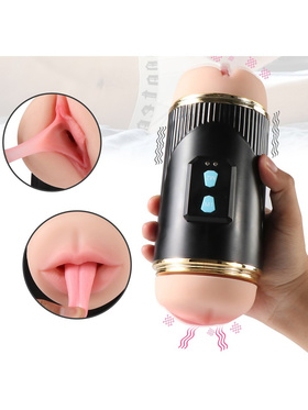 Mistress: Kay Vibrating Double Masturbator, Vagina & Mouth