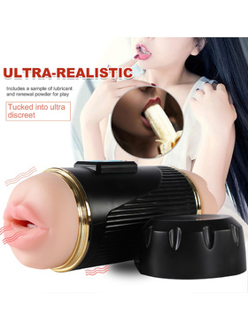 Mistress: Kay Vibrating Double Masturbator, Vagina & Mouth