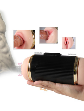 Mistress: Kay Vibrating Double Masturbator, Vagina & Mouth