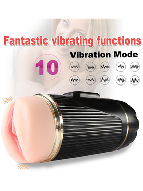 Mistress: Kay Vibrating Double Masturbator, Vagina & Mouth