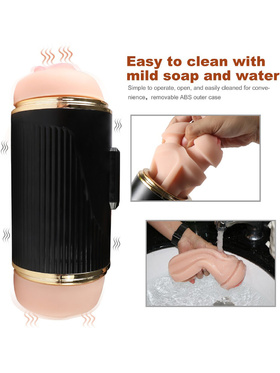 Mistress: Kay Vibrating Double Masturbator, Vagina & Mouth