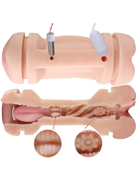 Mistress: Kay Vibrating Double Masturbator, Vagina & Mouth