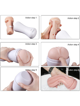 Mistress: Happy Sport, Vibrating Masturbator with Moaning