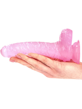 Toyz4Lovers: Made in Italy, Jelly Eros Realistic Dildo, 18.5 cm, pink