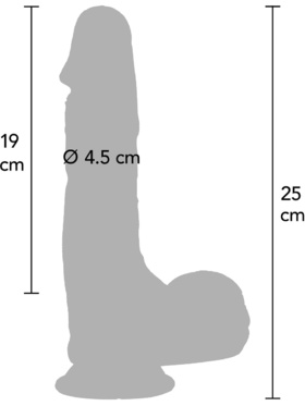 Hidden Desire: Inferno, Ultra Realistic Dildo Silicone, 25 cm