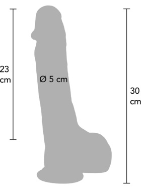 Hidden Desire: Inferno, Ultra Realistic Dildo Silicone, 30 cm 