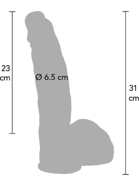 Hidden Desire: Inferno, Ultra Realistic Dildo Silicone, 31 cm