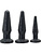 Toyz4Lovers: Timeless, Happy Set Anal Plugs, black