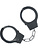 Ouch!: Classic Metal Handcuffs, black
