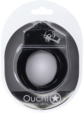 Ouch!: Classic Metal Handcuffs, black