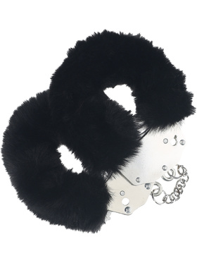 Ouch!: Heavy-duty Fluffy Handcuffs, black