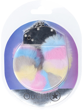 Ouch!: Heavy-duty Fluffy Handcuffs, multicolor