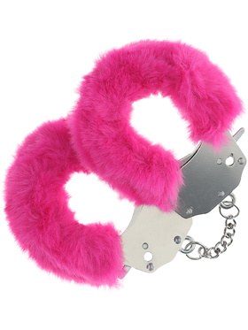 Ouch!: Heavy-duty Fluffy Handcuffs, pink