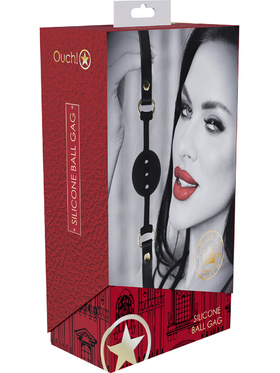 Ouch!: Milan Collection Silicone Ball Gag