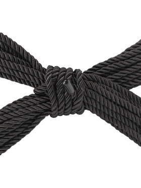 Ouch!: Polyester Bondage Rope, 10m, black