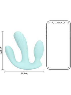 Loveline: Three-In-One Liquid Silicone Vibrator