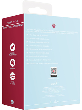 Loveline: Three-In-One Liquid Silicone Vibrator