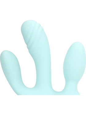 Loveline: Three-In-One Liquid Silicone Vibrator