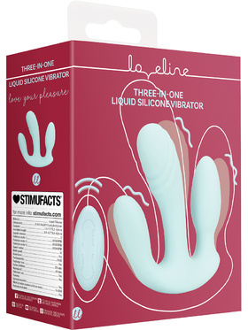 Loveline: Three-In-One Liquid Silicone Vibrator