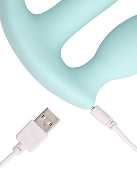 Loveline: Three-In-One Liquid Silicone Vibrator