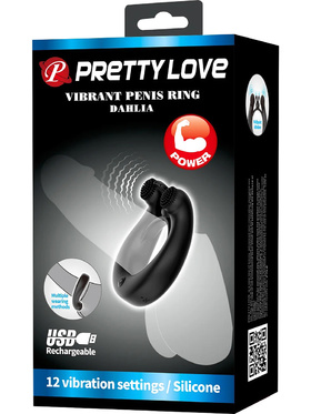 Pretty Love: Dahlia, Vibrant Penis Ring