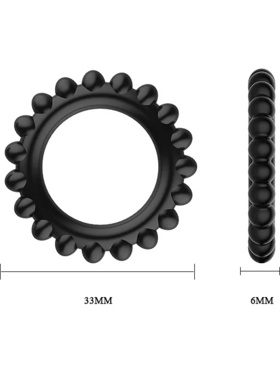 Baile: Titan No.1, Silicone Cock Ring Set, 3-pack